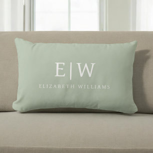 Elegant Professional Simple Monogram Minimalist Kussen
