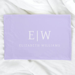 Elegant Professional Simple Monogram Minimalist Kussensloop