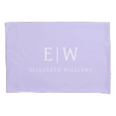 Elegant Professional Simple Monogram Minimalist Kussensloop (Voorkant)