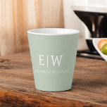 Elegant Professional Simple Monogram Minimalist Latte Mok<br><div class="desc">Introductie van ons Elegant Professional Simple Monogram Minimalistisch Collectie: Verhoog uw stijl met tijdloze verfijning en ingetogen elegantie. Dit collectie is gemaakt met nauwgezette aandacht voor detail en bevat minimalistische design die zijn versierd met uw gepersonaliseerde monogram. Elk stuk straalt professionaliteit en verfijning uit, perfect voor het maken van een...</div>