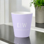 Elegant Professional Simple Monogram Minimalist Latte Mok<br><div class="desc">Introductie van ons Elegant Professional Simple Monogram Minimalistisch Collectie: Verhoog uw stijl met tijdloze verfijning en ingetogen elegantie. Dit collectie is gemaakt met nauwgezette aandacht voor detail en bevat minimalistische design die zijn versierd met uw gepersonaliseerde monogram. Elk stuk straalt professionaliteit en verfijning uit, perfect voor het maken van een...</div>