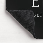 Elegant Professional Simple Monogram Minimalist Muismat (Hoek)