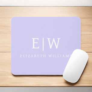 Elegant Professional Simple Monogram Minimalist Muismat