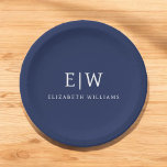Elegant Professional Simple Monogram Minimalist Papieren Bordje<br><div class="desc">Introductie van ons Elegant Professional Simple Monogram Minimalistisch Collectie: Verhoog uw stijl met tijdloze verfijning en ingetogen elegantie. Dit collectie is gemaakt met nauwgezette aandacht voor detail en bevat minimalistische design die zijn versierd met uw gepersonaliseerde monogram. Elk stuk straalt professionaliteit en verfijning uit, perfect voor het maken van een...</div>