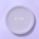 Elegant Professional Simple Monogram Minimalist Papieren Bordje<br><div class="desc">Introductie van ons Elegant Professional Simple Monogram Minimalistisch Collectie: Verhoog uw stijl met tijdloze verfijning en ingetogen elegantie. Dit collectie is gemaakt met nauwgezette aandacht voor detail en bevat minimalistische design die zijn versierd met uw gepersonaliseerde monogram. Elk stuk straalt professionaliteit en verfijning uit, perfect voor het maken van een...</div>
