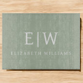 Elegant Professional Simple Monogram Minimalist Snijplank