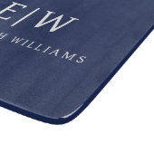 Elegant Professional Simple Monogram Minimalist Snijplank (Hoek)