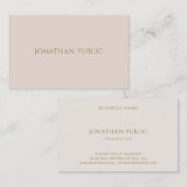 Elegant Professional Simple Sjabloon Luxe Moderne Visitekaartje (Voorkant / Achterkant)