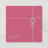 Elegant Professional Square Visitekaartje (Voorkant)