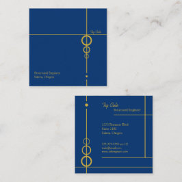 Elegant Professional Square Visitekaartje