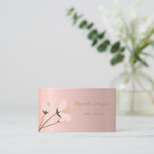 Elegant Professional Stijlvol, Floral Visitekaartje (Staand voorkant)