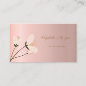 Elegant Professional Stijlvol, Floral Visitekaartje (Voorkant)