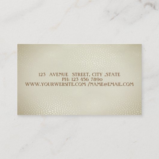 Elegant Professional Stijlvol Modern, Lotus Visitekaartje (Achterkant)