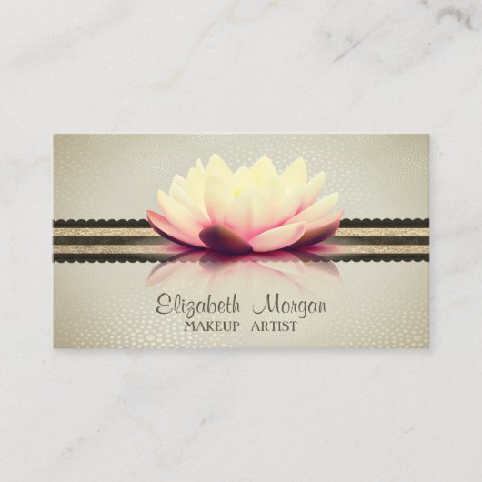 Elegant Professional Stijlvol Modern, Lotus Visitekaartje (Voorkant)