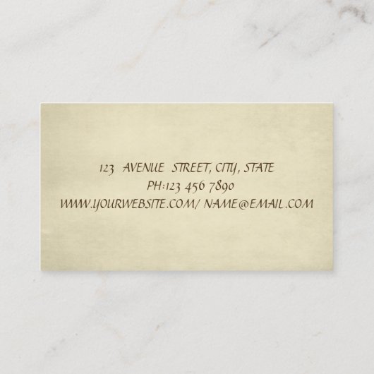 Elegant Professional stijlvol Visitekaartje (Achterkant)