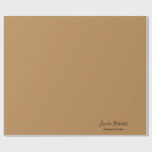 Elegant Professional Terracotta Boho Wrapping Pap Cadeaupapier (Vlak)