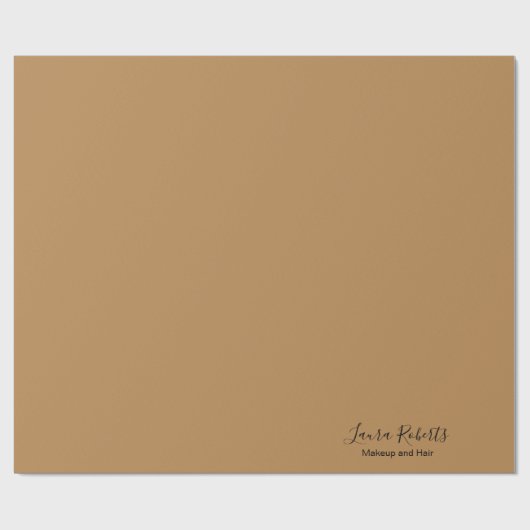 Elegant Professional Terracotta Boho Wrapping Pap Cadeaupapier (Vlak)