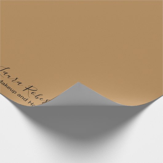 Elegant Professional Terracotta Boho Wrapping Pap Cadeaupapier (Hoek)