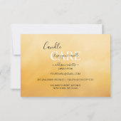 Elegant Professional Terracotta Candle Care Bedankkaart (Achterkant)