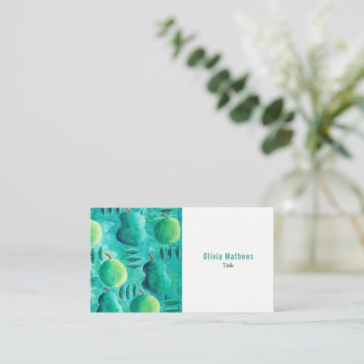 Elegant Professional Visitekaartje (Staand voorkant)