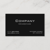 Elegant Professional Visitekaartje (Achterkant)