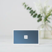 Elegant Professional Visitekaartje (Staand voorkant)