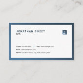 Elegant Professional Visitekaartje (Achterkant)