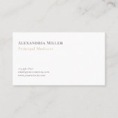 Elegant Professional Visitekaartje (Voorkant)