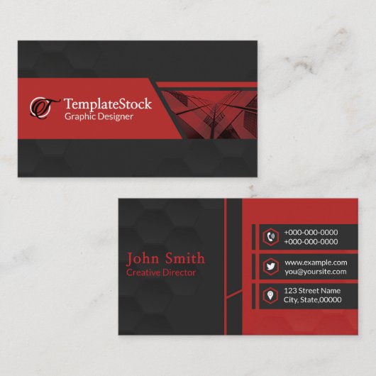 Elegant Professional Visitekaartje (Voorkant / Achterkant)