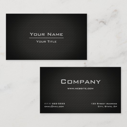 Elegant Professional Visitekaartje (Voorkant / Achterkant)