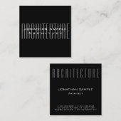 Elegant Professional voor aangepaste bedrijfseigen Vierkante Visitekaartje (Voorkant / Achterkant)