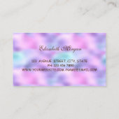 Elegant Professional, Whisk, Cooking Holographic Visitekaartje (Achterkant)