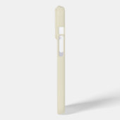 Elegant Professioneel Aangepast Beige Zakelijk Log Case-Mate iPhone Case (Achterkant / Links)