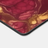 Elegant Professioneel Bourgogne Goud Marmer Bureaumat (Hoek)