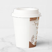 Elegant professioneel design koffie voor bruiloft papieren bekers (Rechts)