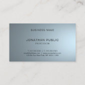 Elegant professioneel design Trendy Modern Plain Visitekaartje (Achterkant)