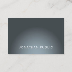 Elegant professioneel design Trendy Plain Modern Visitekaartje
