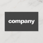 Elegant Professioneel Eenvoudig Minimalist Visitekaartje (Voorkant)