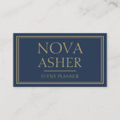 Elegant professioneel eenvoudig minimalistisch mon visitekaartje (Voorkant)