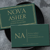 Elegant professioneel eenvoudig minimalistisch mon visitekaartje