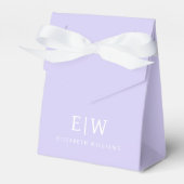 Elegant Professioneel Eenvoudig Monogram Minimalis Bedankdoosjes (Voorkant Zijde)