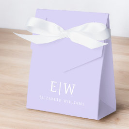 Elegant Professioneel Eenvoudig Monogram Minimalis Bedankdoosjes