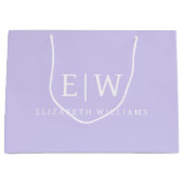 Elegant Professioneel Eenvoudig Monogram Minimalis Groot Cadeauzakje (Voorkant)