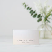 Elegant professioneel lichtgevend verloop visitekaartje (Staand voorkant)