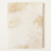 Elegant Professioneel Logo Goud Beige | Zakelijk Planner (Achterkant)