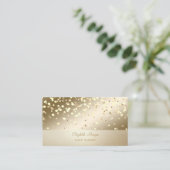 Elegant Professioneel, Modern, Confetti Visitekaartje (Staand voorkant)