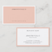 Elegant professioneel modern, eenvoudig en geavanc visitekaartje (Voorkant / Achterkant)