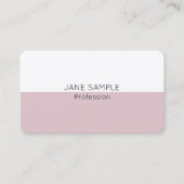 Elegant professioneel modern, eenvoudig ontwerp visitekaartje (Voorkant)