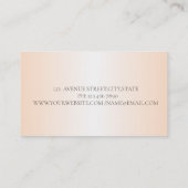 Elegant Professioneel Modern,  Goud Glitter Visitekaartje (Achterkant)