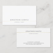 Elegant Professioneel Modern Sjabloon Consultant Visitekaartje (Voorkant / Achterkant)